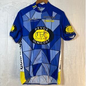 Pearl Izumi Cycling Jersey NEW FLAW XL Blue Devoe Gencorp